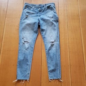 AG Jean's Mila super high waist ankle Jean sz 30